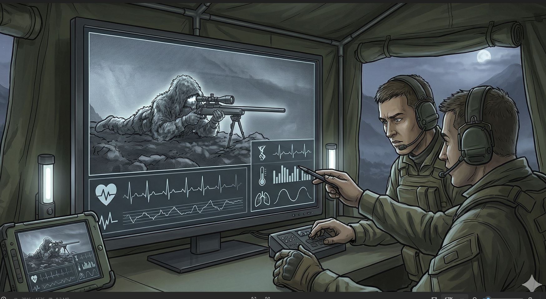 Saat AI Pantau Detak Jantung Prajurit: Revolusi Bio-Sensor di Garis Depan Pertempuran